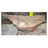 Petrified Wood Slab, 5.5' high. Petrified Wood Slab, 5.5' high.