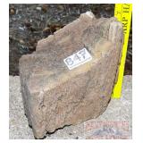 7' Petrified Wood Slab. 7' Petrified Wood Slab.