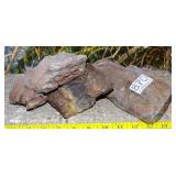 3 Pieces Petrified Wood. 3 Pieces Petrified Wood.