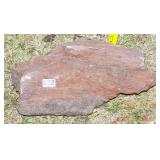 Dark Red Petrified Wood Slab, 4' high. Dark Red Petrified Wood Slab, 4' high.