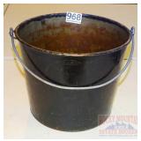 Vintage Metal Bucket. Vintage Metal Bucket.
