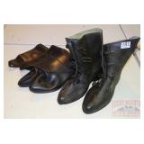 2 Pairs of Rubber Overshoes, Size 8. 2 Pairs of Rubber Overshoes, Size 8.