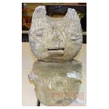 Carved Wooden Bear Head. Carved Wooden Bear Head.
