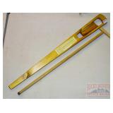 2 Wooden Canes. 2 Wooden Canes.