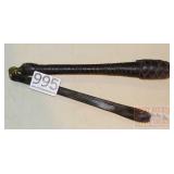 Braided Leather Sap. Braided Leather Sap.