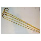 4 Bentwood Canes. 4 Bentwood Canes.