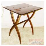 Vintage Mahogany Folding Table. Vintage Mahogany Folding Table.