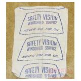 Vintage Cloth Service Station Windshield Towel. Vintage Cloth Service Station Windshield Towel.