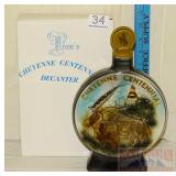 "Cheyenne Centennial" Sealed Decanter in Box.