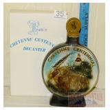 "Cheyenne Centennial" Sealed Decanter in Box.