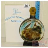 "Cheyenne Centennial" Sealed Decanter in Box.