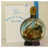 'Cheyenne Centennial' Sealed Decanter in Box. 'Cheyenne Centennial' Sealed Decanter in Box.
