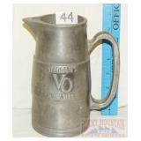 Seagram's Pewter Bar Pitcher. Seagram's Pewter Bar Pitcher.