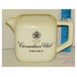 'Canadian Club' Whisky Advertising Pitcher. 'Canadian Club' Whisky Advertising Pitcher.