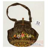 Beautiful Vintage Purse w/ Hand Stitching.