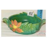 Vintage Roseville 1156 Magnolia Console Bowl. Vintage Roseville 1156 Magnolia Console Bowl.