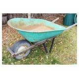 Wheelbarrow w/ Pneumatic Tire. Wheelbarrow w/ Pneumatic Tire.