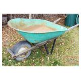 Wheelbarrow w/ Pneumatic Tire.