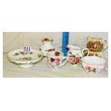English Porcelain Vases, Creamers and More. English Porcelain Vases, Creamers and More.