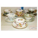 Vintage Cups and Saucers. Vintage Cups and Saucers.