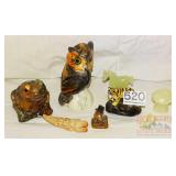 Carved Stone Animals and More. Carved Stone Animals and More.