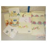 Vintage Hand-Stitched Pillow Cases. Vintage Hand-Stitched Pillow Cases.