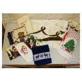 Christmas Towels and Table Cloth. Christmas Towels and Table Cloth.
