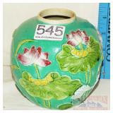 Vintage Oriental Pottery Vase. Vintage Oriental Pottery Vase.