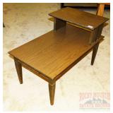 Mid-Century Step End Table. Mid-Century Step End Table.