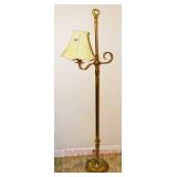 Vintage Brass Floor Lamp. Vintage Brass Floor Lamp.