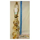 Mid Century Pottery Table Lamp. Mid Century Pottery Table Lamp.