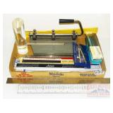 Vintage 3 Hole Punch, Rulers/Straight Edges & More Vintage 3 Hole Punch, Rulers/Straight Edges & More