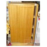 Bookcase w/ Sliding Doors & Adjustable Shelves. Bookcase w/ Sliding Doors & Adjustable Shelves.
