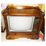 Vintage RCA ColorTrack Console Television. Vintage RCA ColorTrack Console Television.