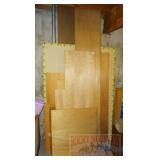 Assorted Lumber, Peg Board & More.