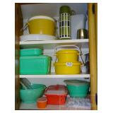 Vintage Tupperware and Other Plastic Containers.