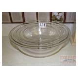 Set of Glass Mixing Bowls.