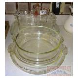 Assorted Pyrex Dishes, Glass Bowls & More. Assorted Pyrex Dishes, Glass Bowls & More.