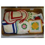 Assorted Vintage Pot Holders. Assorted Vintage Pot Holders.
