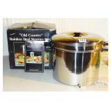 Progressive 'Old Country' Steamer/Juicer. Progressive 'Old Country' Steamer/Juicer.
