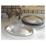 Vintage Aluminum Platters, Trays & More.