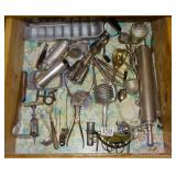 Assorted Vintage Kitchen Utensils. Assorted Vintage Kitchen Utensils.