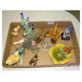 Assorted Bird Figurines. Assorted Bird Figurines.