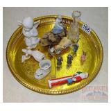 Assorted Vintage Knick Knacks and Figurines. Assorted Vintage Knick Knacks and Figurines.