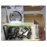 Assorted Cell Phones, CD Player and More.