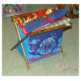 Sewing Basket w/ Knitting Needles and More.