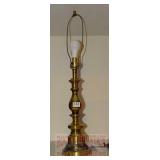 Heavy Brass Table Lamp 30 Inches Heavy Brass Table Lamp 30 Inches