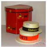 Dobbs Hat Box w/ 2 Hats. Dobbs Hat Box w/ 2 Hats.