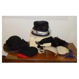 Large Lot of Vintage Hats. Large Lot of Vintage Hats.