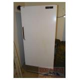 GE White 1-Door Freezer.